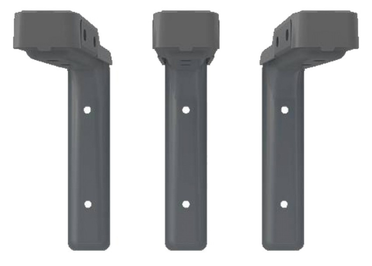 Набор креплений для завес WING 150/200 Dark